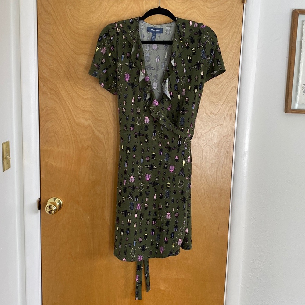 ModCloth beetle wrap dress